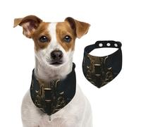 Écharpe fantaisie violon pour animal domestique - Bandanas printemps été en coton doux - Accessoires réglables pour petites, moyennes et grandes filles, garçons, chiots - Taille S