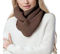 Echarpe Femme Chaude - Écharpe d'hiver tricotée pour Femmes Conception Double Face Confort extrême en Laine Douce Tissage Respirant Accessoire Mode Urbain