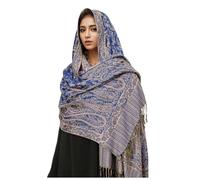 Echarpe Femme Hiver - Châle féminin d'exception en Impression Cachemire Douce écharpe de Luxe à Franges pour élégance Quotidienne et Occasions spéciales