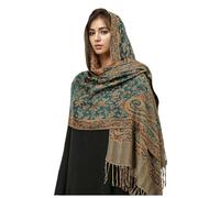 Echarpe Femme Hiver - Châle féminin d'exception en Impression Cachemire Douce écharpe de Luxe à Franges pour élégance Quotidienne et Occasions spéciales