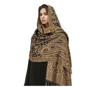 Echarpe Femme Hiver - Châle féminin d'exception en Impression Cachemire Douce écharpe de Luxe à Franges pour élégance Quotidienne et Occasions spéciales