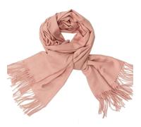 Echarpe Femme Hiver - M17C1 - Grande Echarpe Chaude Tissu Doux - Rose - Classique