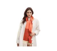 Écharpe Femme - HOLOGRAMME PARIS - Rouge - 100% Polyester - Finition Douce Premium - Lavable en Machine