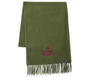 Echarpe femmes Vivienne Westwood 30X180 SCARF Kaki Unique