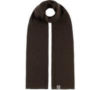 Écharpe Fine Merino en Tricot by Lierys marron foncé