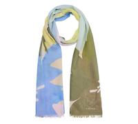 Ãcharpe florale en coton et modal mÃ©langÃ©s femme s.Oliver Vert TU