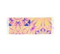 Echarpe Fond Abstrait Kaléidoscope Coloré Hiver Foulards Pour Cadeau