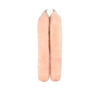 Écharpe Foulard Pour Femme Twist Extensible Faux Fourrure Long Furs Etole Cache-Col Châle Scarf Pink