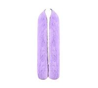 Écharpe Foulard Pour Femme Twist Extensible Faux Fourrure Long Furs Etole Cache-Col Châle Scarf Violet