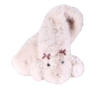 Écharpe Fourrée À Fourrure Pour Femmes Enveloppe De Col De Puppy Élégant Dame Épaissis Le Cou D'hiver Plus Chaud À Fourrure Épaissante Douce Douce
