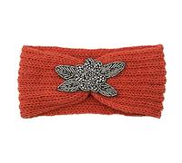 Écharpe Future Maman Papa Head Thermal Hairband laine de main filles cheveux doux Hairband femmes Headband Or Long (Orange, One size)