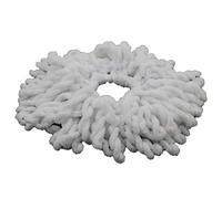 Écharpe Future Mariée Bow Volumizing Headwear Hijab Large Scrunchie Simple Hair Rubber Flexible Headband Page Livre (White, One Size)