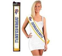 Echarpe - Future mariée - Déguisement - Fête - Enterrement vie de jeune fille Rose G