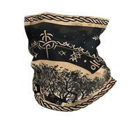 Echarpe Gaiter Arbre De Vie Viking, Runes De Méditation Nordiques Bande De Cheveux Ultra-Douce Unisexe Bandeaux pour Homme Jogging Course À Pied 25X50Cm