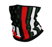 Echarpe Gaiter Combat pour Le Drapeau Américain Sensibilisation Nationale des Noirs Au Vih/SIDA Séchage Rapide Chapeaux Demi-Visage Unisexe Couvre-Chef pour Ski Homme Jogging