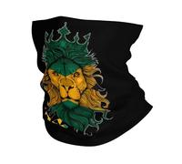 Echarpe Gaiter Jamaïque Drapeau Jamaïcain Et Lion Écharpe Demi-Visage Antidérapant Bandana pour Course À Pied, Randonnée, Ski