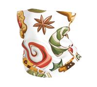 Echarpe Gaiter Sucette De Noël Candyman Bandeau Magique Anti-UV Multifonctionnel Bandeaux pour Yoga Extérieur Femme 25X50Cm