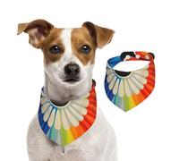 Écharpe géante à motif marguerite pour animal domestique, bandanas pour chien, printemps, été, en coton doux, accessoires réglables pour petit, moyen et grand, fille, garçon, chiot de petite taille