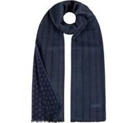 Écharpe Herringbone Dots by Stetson noir-bleu One Size
