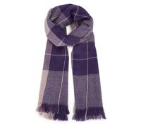 Echarpe Hiver - Chaud - Grande Taille Echarpe en Carreaux - Doux Echarpe Epais Pull Châle Mode - Unisexe - Cadeau Noël - Violet
