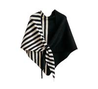 éCharpe Homme,Châle Pashmina, châles tricotés et châles, Cardigan, Cape, Haut à épaules, Pull, châle, écharpe (White, One Size)