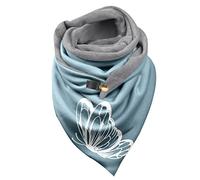 Echarpe - Homme,Femmes Plume Imprimer Boho Écharpe Châles Wraps Hiver Chaud Écharpes Courtes (G, One Size)