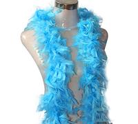Echarpe - Homme,Flapper Quality Hen Show White Night Dance Costume Party Foulard (Blue, One Size)
