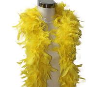 éCharpe Homme,Flapper Quality Hen Show White Night Dance Costume Party Foulard (Yellow, One Size)