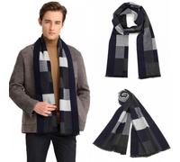 Echarpe Homme Hiver Longue Hiver Chaud pour les Hommes Marine