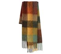 Echarpe Homme Hiver XXL - Écharpe Thermique Automne Hiver Écharpe Classique Gland Plaid Écharpe Chaud Doux Chunky Grande Couverture Wrap Châle Écharpes 1 Pack Écharpe Chaude pour S (A One Size)