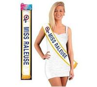 Echarpe Humoristique "miss Raleuse" Bleue - Bleu Blanc G