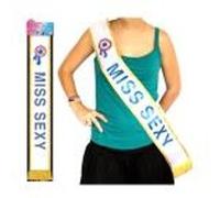 Echarpe humoristique miss sexy bleue bleue G