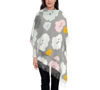 Écharpe Illustration De Nuage De Dessin Animé, Écharpe Châle Doux Léger Grande Et Confortable Multi-Usages, Longue Foulards Pour Femmes Et Hommes En Automne Hiver Printemps 1 Pièce