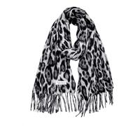 Écharpe Imprimée Léopard 1 Pièce, Écharpe À Pompon, Écharpe Douce Et Chaude, Écharpe D'Automne Et D'Hiver, Écharpe Longue, Écharpe Pour Femme