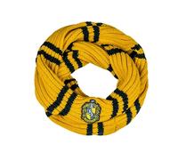Cinereplicas Écharpe Harry Potter Infini - Poufsouffle Jaune et Noir - Licence officielle TU