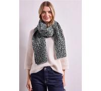 Écharpe jacquard à motif léopard