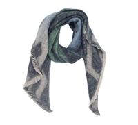 Echarpe Laine Femme, ChâLe Femme ÉCharpe Rayures Boucle ÉPaisse Confortable DéContracté TempéRament Chaud Automne Hiver Polyvalent Accessoire Mode ÉLéGant Doux Respirant Qualité DéContracté