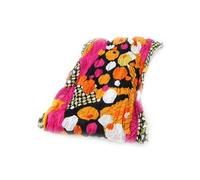 Echarpe - LES TRESORS DE LILY - Coloriage - Motif psychédélique - Coton - Orange