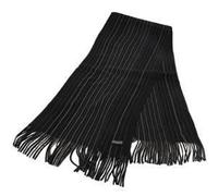 Echarpe Lonsdale Noir à Franges 160 cm x 25 cm