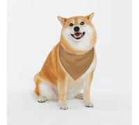 Écharpe marron pour chien - Écharpe triangulaire adaptée pour les chiens de petite, moyenne et grande taille, bandanas pour chien, noir