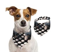 Écharpe mignonne en coton doux avec petite souris blanche pour animal domestique, bandanas printemps/été, accessoires réglables pour petites, moyennes et grandes, filles, garçons, chiots de petite