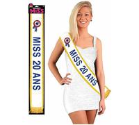 Écharpe - MISS - 20 ans - Doré - Tissu - Taille unique