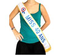 Echarpe Miss 40 ans