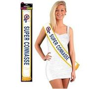 Generique Écharpe Miss Super Connasse Bleue – Bleu Blanc G