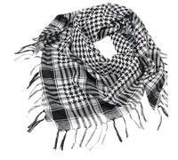 Écharpe Palestine 39x39inch Swemagh Scarpe douce ＆ Plaid convivial pour la peau Keffiyeh avec un visage de cou de la tête gland pour les hommes portant quotidiennement, défilé, fête scolaire.