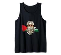Écharpe Palestinien Jeune Homme à Keffiyeh Supporter de la Palestine Débardeur