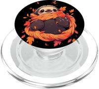Écharpe paresseuse Douillette Feuilles d'automne Ambiance d'automne PopSockets PopGrip pour MagSafe