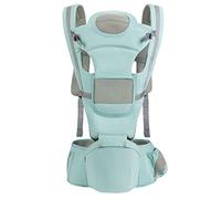 Echarpe Portage Koala, Porte Bébé 3 en 1, Ajustable Echarpe Koala, avec Assise Ergonomique, La Plus Facile à Porter Porte-Bébé pour Bébés Jusqu'à 20kg-bleu