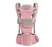 Echarpe Portage Koala, Porte Bébé 3 en 1, Ajustable Echarpe Koala, avec Assise Ergonomique, La Plus Facile à Porter Porte-Bébé pour Bébés Jusqu'à 20kg-rose