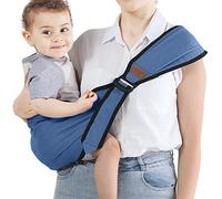 Écharpe Porte, Echarpe Koala, écharpe de Portage élastique, Porte-bébé, écharpe de Portage, Echarpe de Portage Physiologique Porte Bebe Ergonomique et Physiologique -bleu